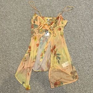 NWT Urban Outfitters Sheer Babydoll Dress
